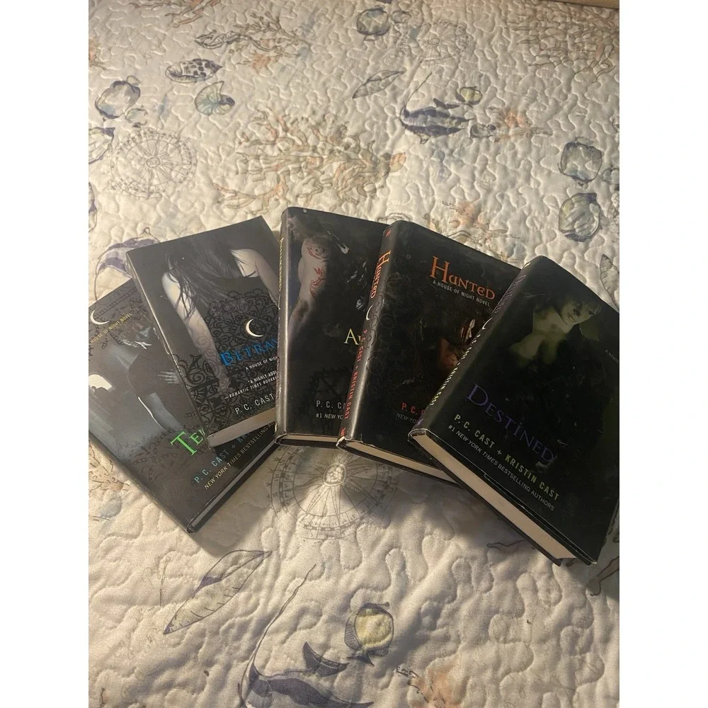 House of Night Novels by P.C. Cast & Kristin Cast, Hardcover w/ Dust Jacket Lot